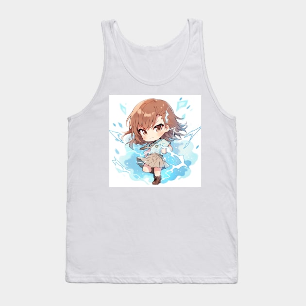 chibi misaka mikoto Tank Top by WabiSabi Wonders